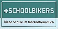 Logo 'Schoolbikers - Diese Schule ist fahrradfreundlich'